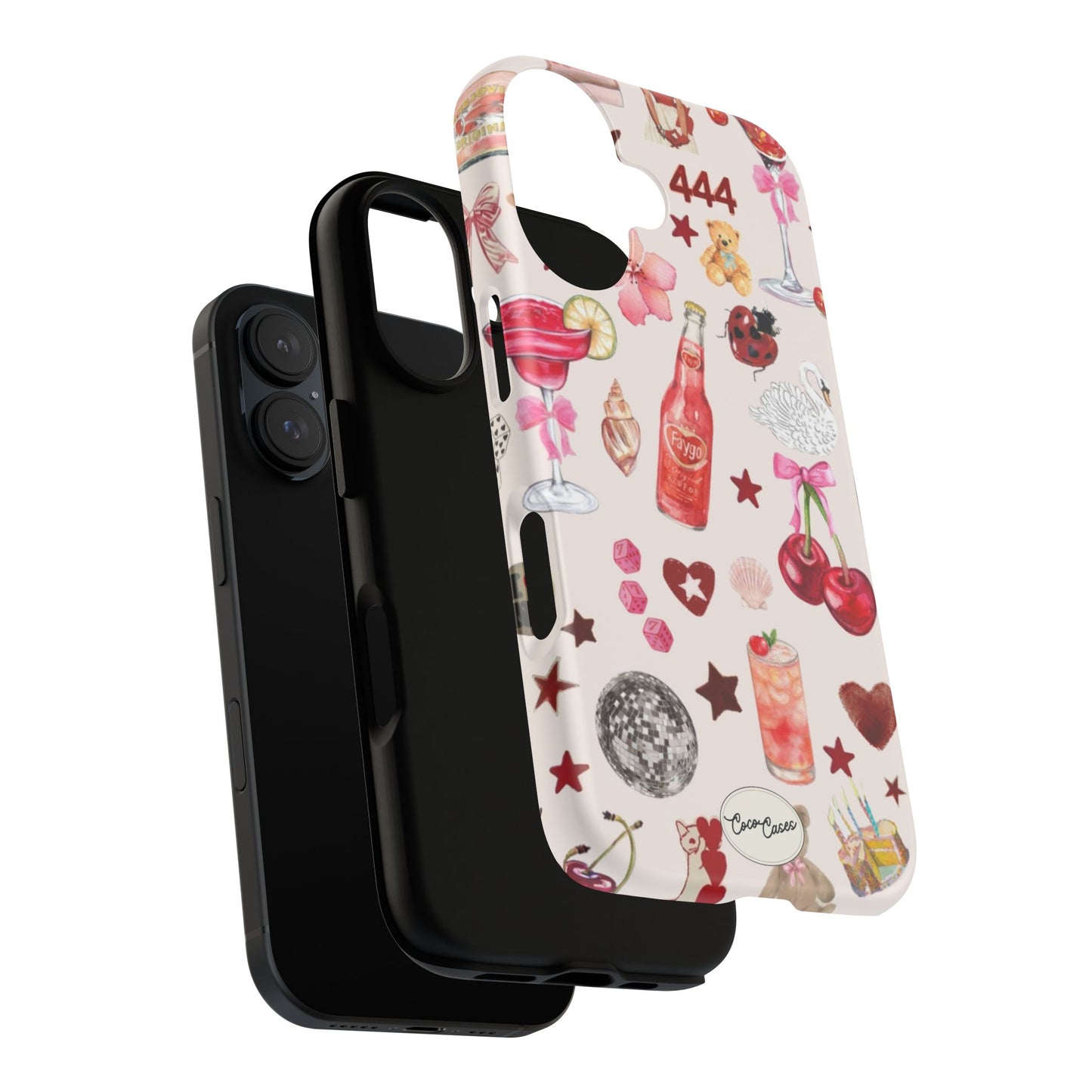 Pink Clutter iPhone Case