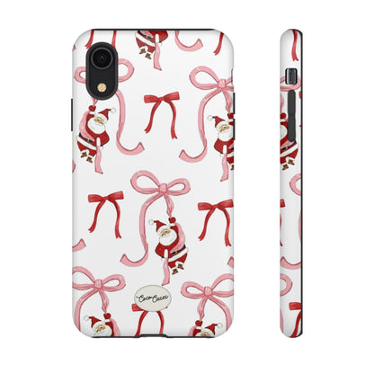 Santa’s Bow Ride iPhone Case