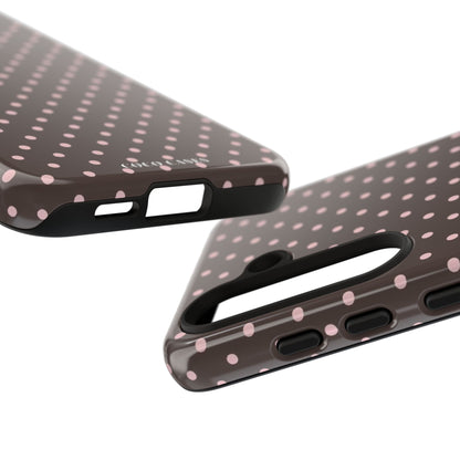 Brown Polka Dot Samsung Case