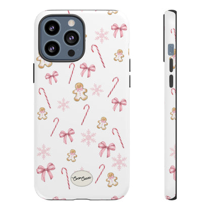 Pink Christmas iPhone Case