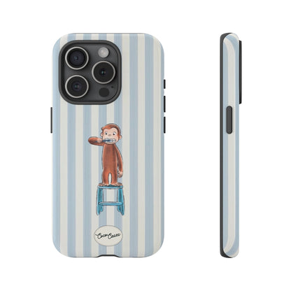 Striped Monkey iPhone Case