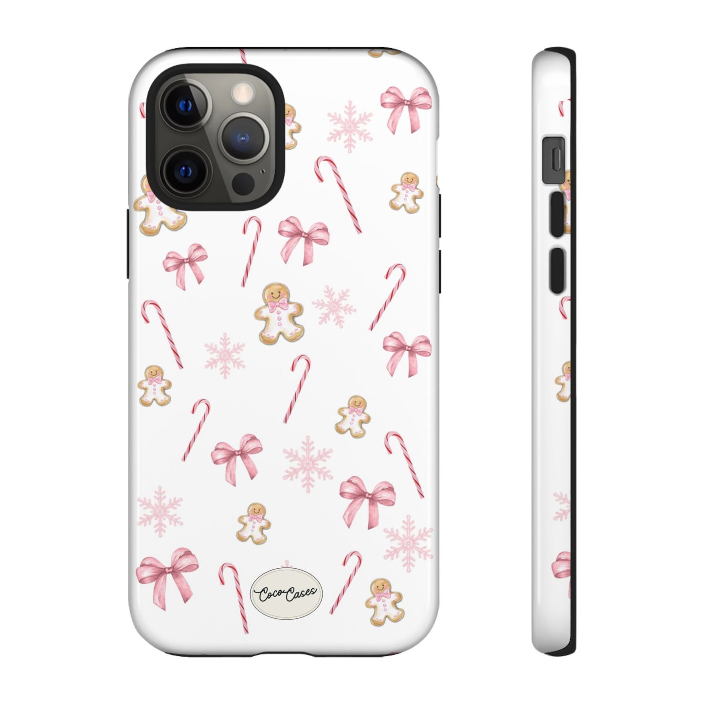 Pink Christmas iPhone Case