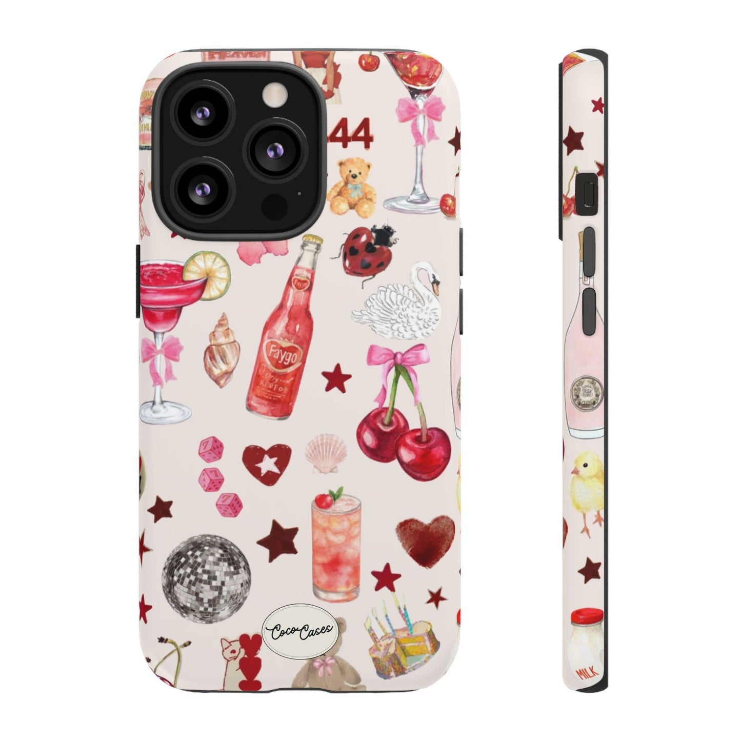 Pink Clutter iPhone Case