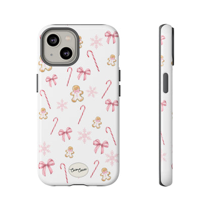 Pink Christmas iPhone Case