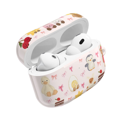 Pink Teddy AirPod Cases