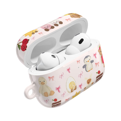 Pink Teddy AirPod Cases