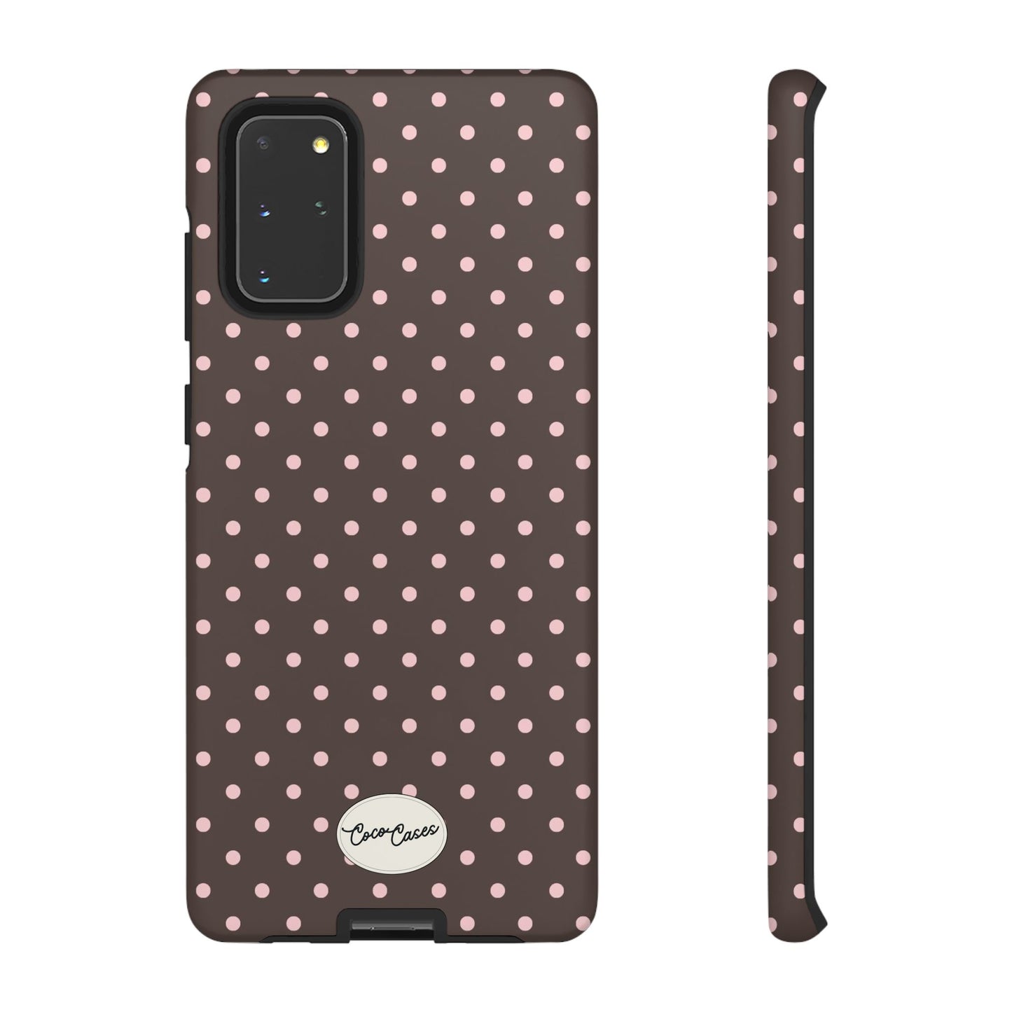 Brown Polka Dot Samsung Case