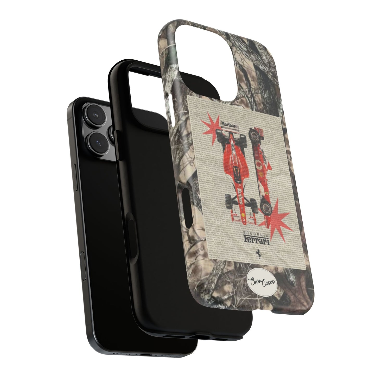 Camouflage Ferrari iPhone Case
