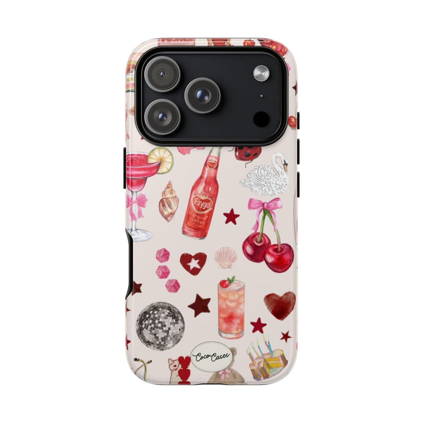 Pink Clutter iPhone Case