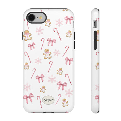 Pink Christmas iPhone Case