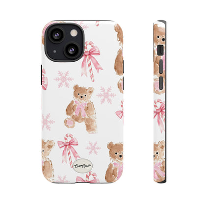 Blush Noel Bear iPhone Case
