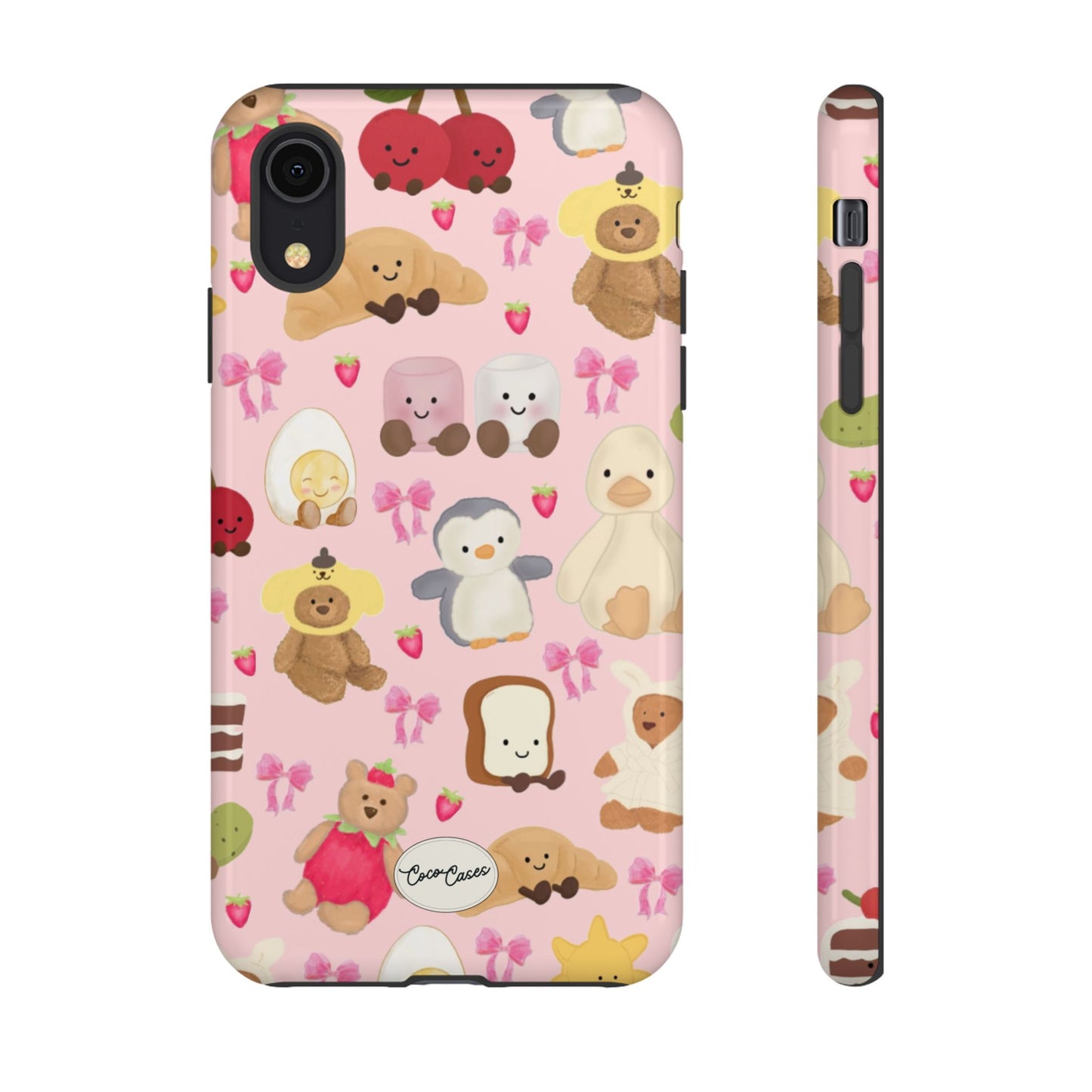 Strawberry Teddies iPhone Case