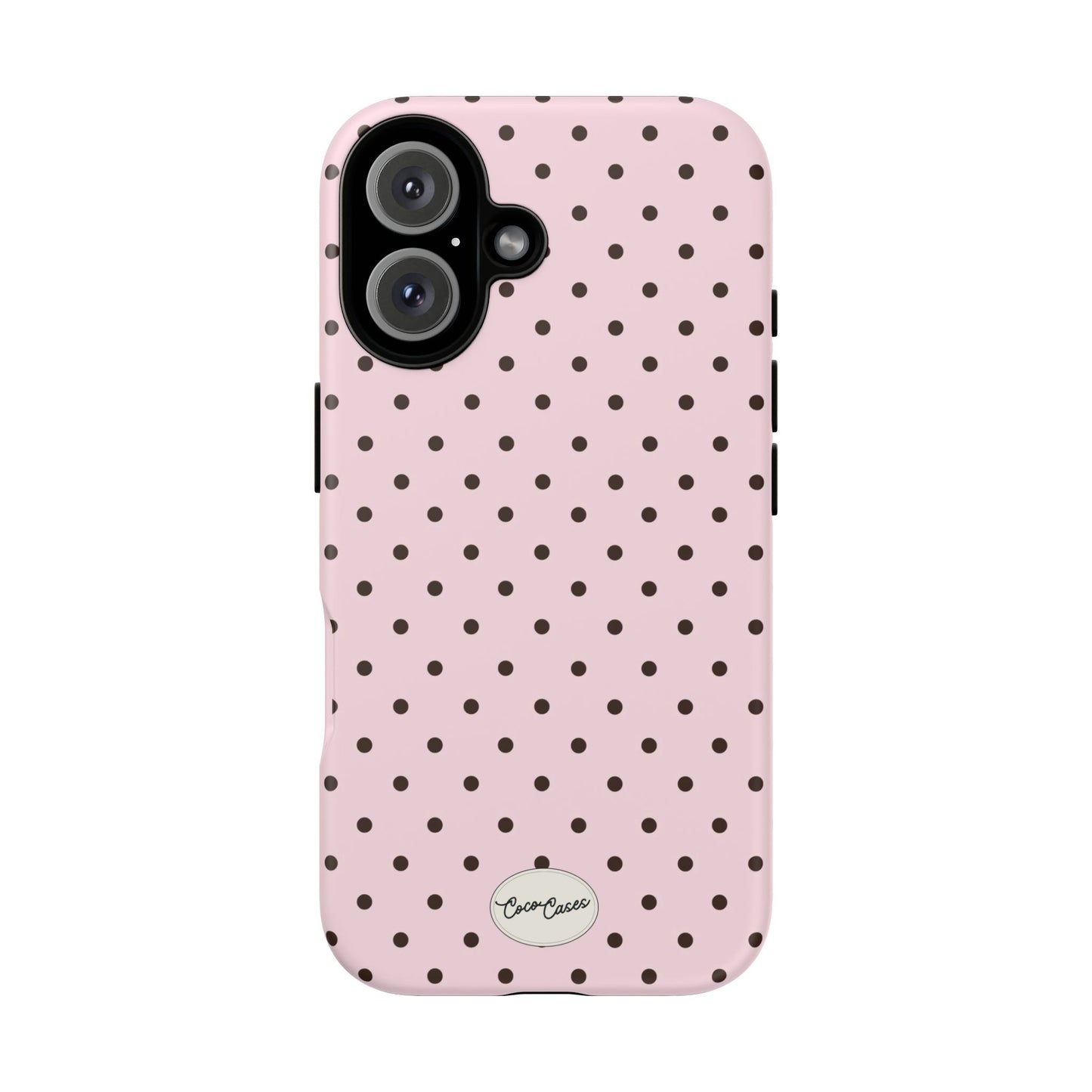 Pink Polka Dot iPhone Case
