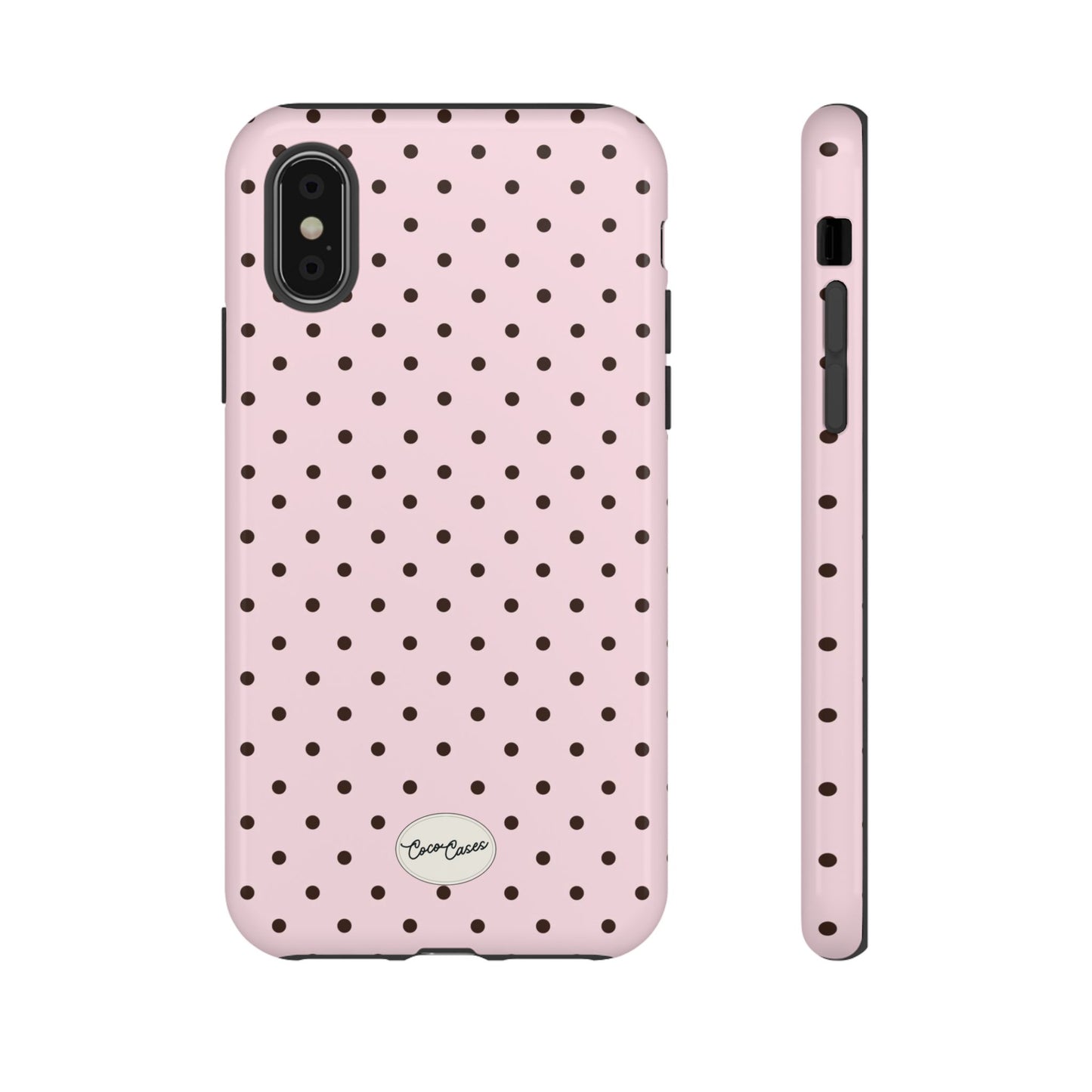 Pink Polka Dot iPhone Case