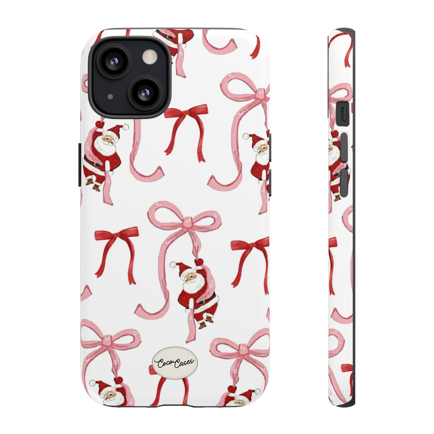 Santa’s Bow Ride iPhone Case