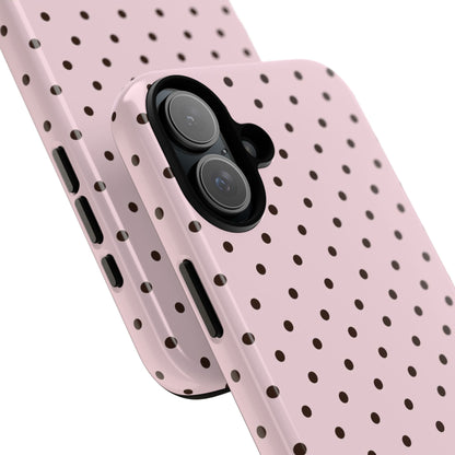 Pink Polka Dot iPhone Case