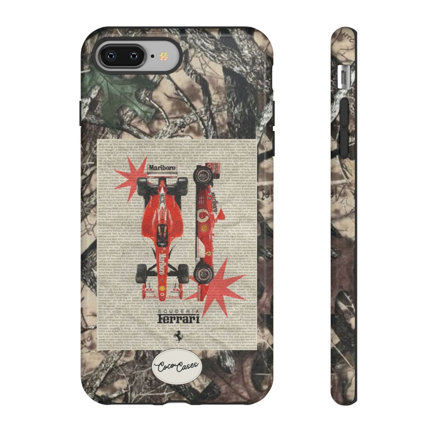 Camouflage Ferrari iPhone Case