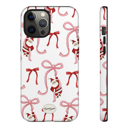 Santa’s Bow Ride iPhone Case