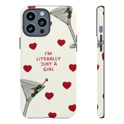 Literally A Girl iPhone Case