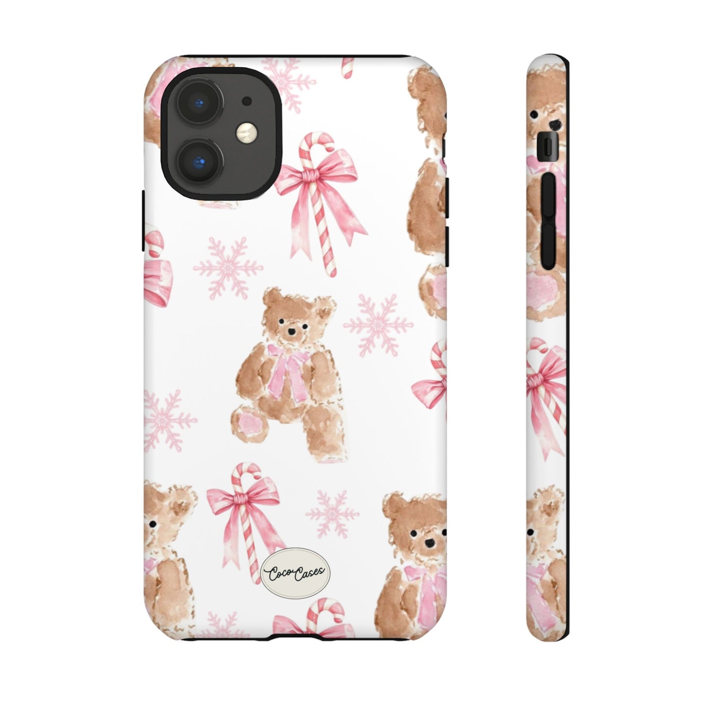 Blush Noel Bear iPhone Case