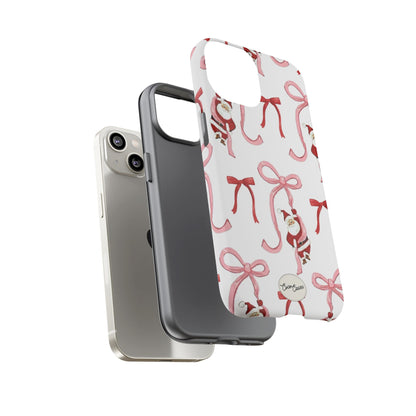 Santa’s Bow Ride iPhone Case