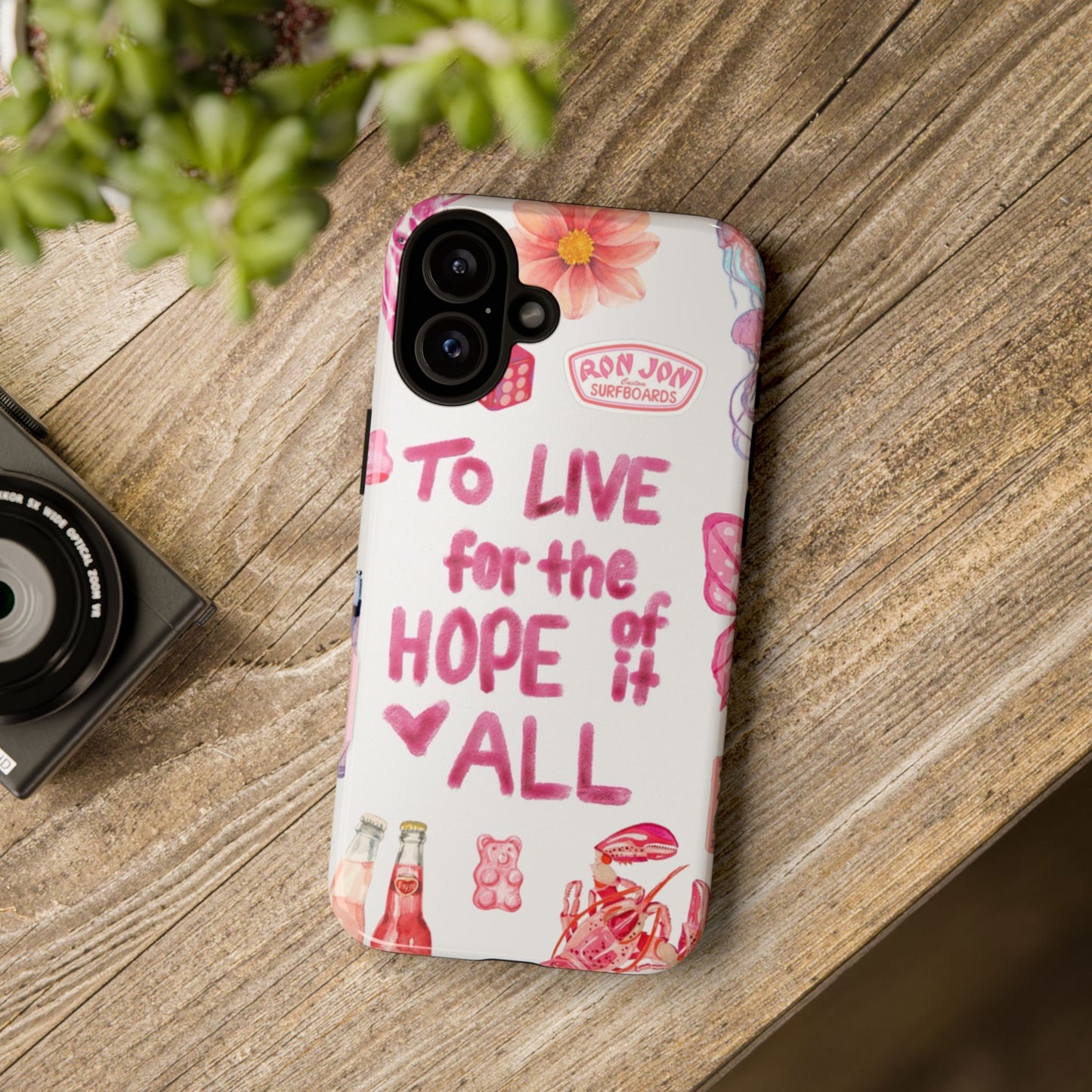 to live for the hope of it all iPhone Case