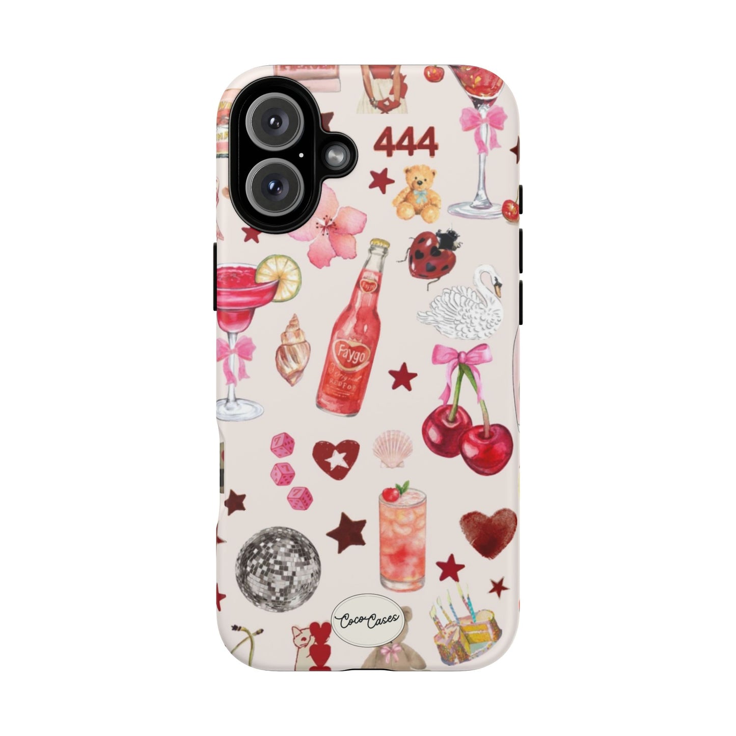 Pink Clutter iPhone Case