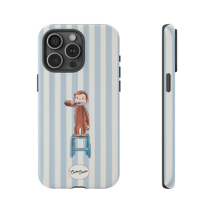 Striped Monkey iPhone Case