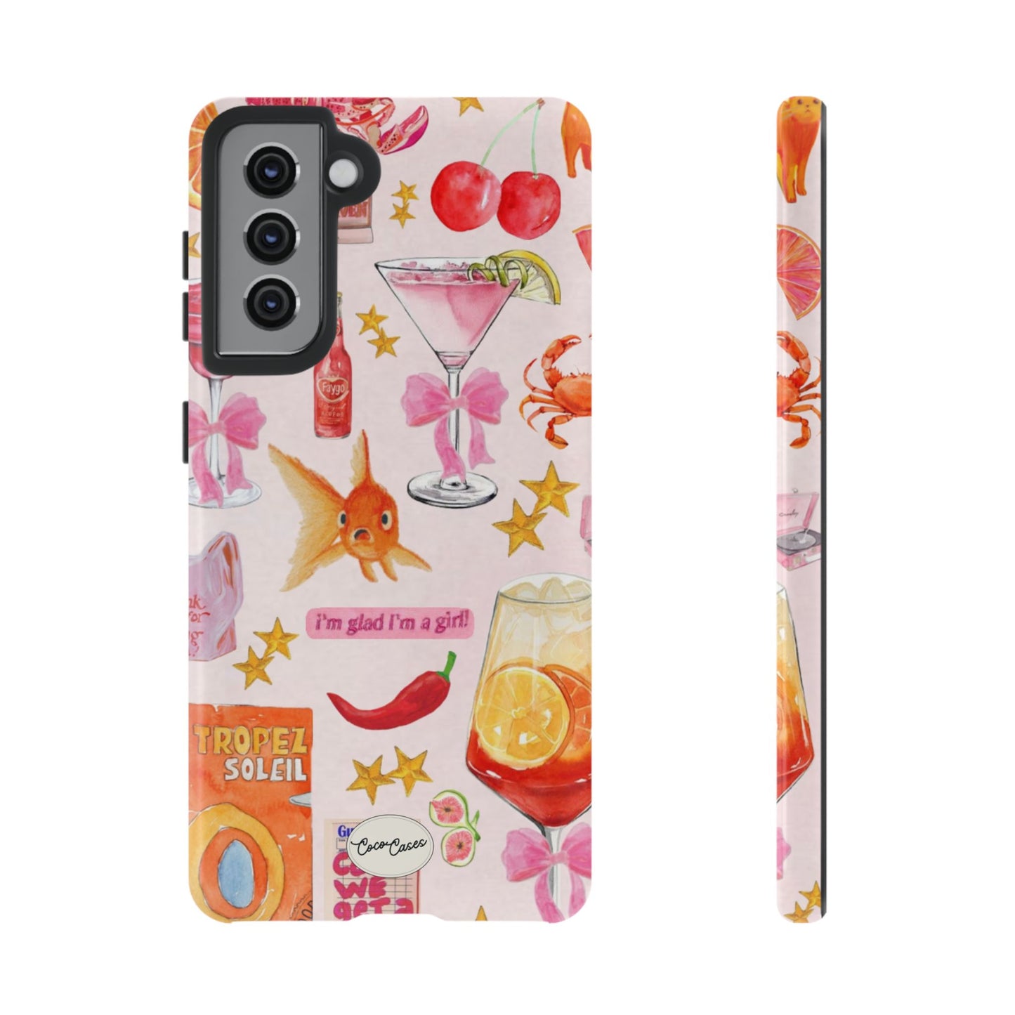 I'm glad I'm a girl Samsung Case