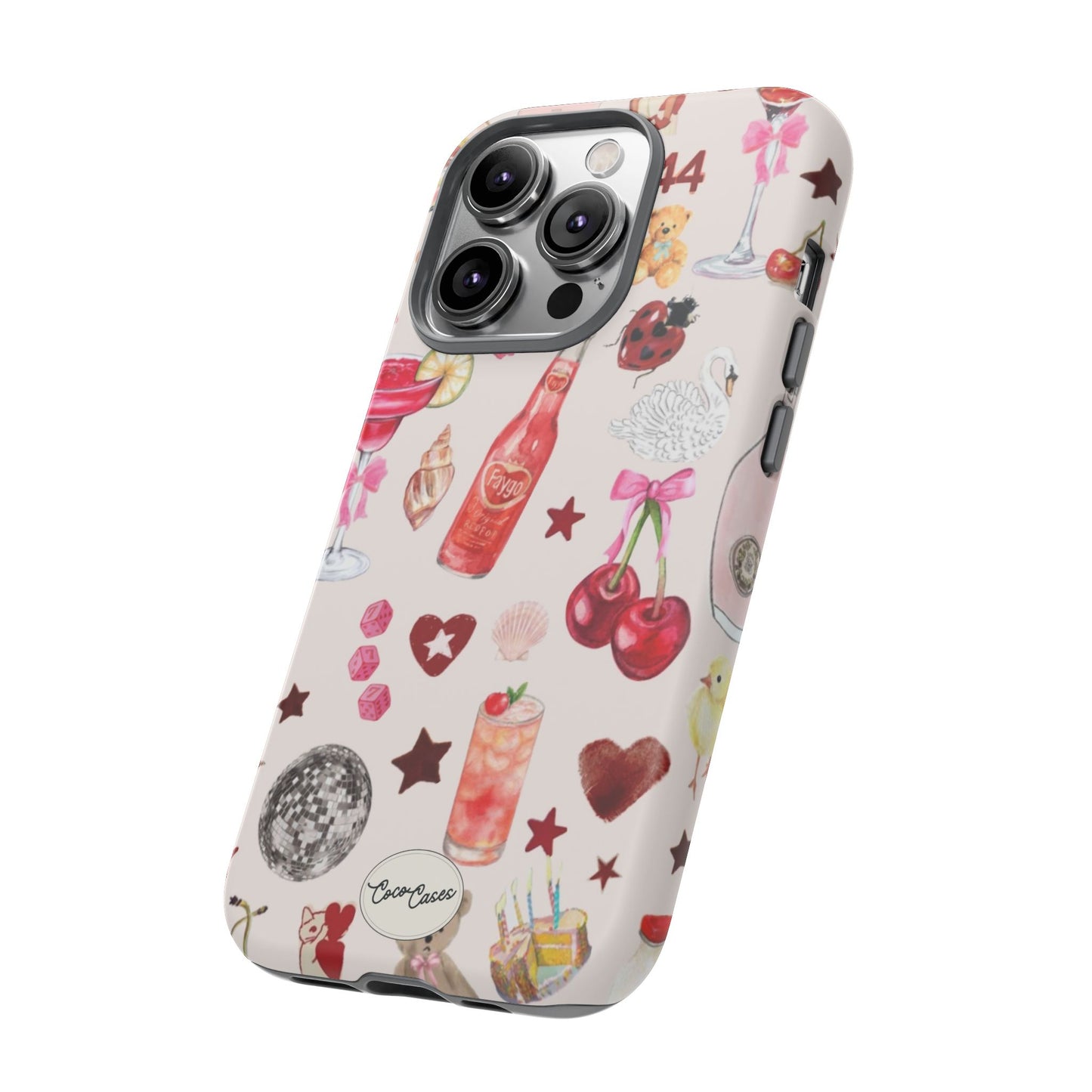 Pink Clutter iPhone Case