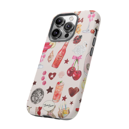 Pink Clutter iPhone Case