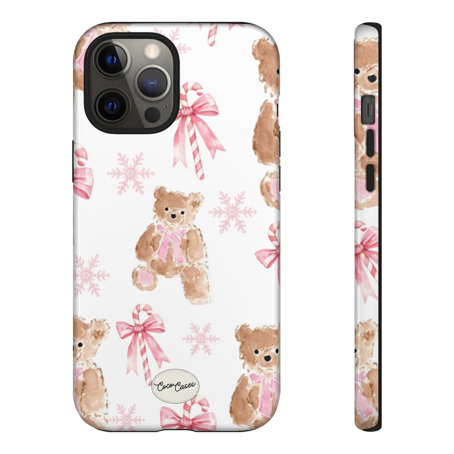 Blush Noel Bear iPhone Case