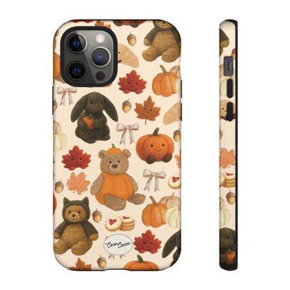 Autumn Teddies iPhone Case
