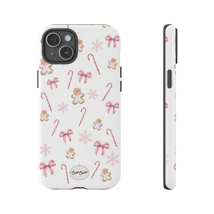 Pink Christmas iPhone Case
