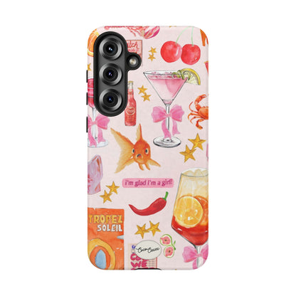 I'm glad I'm a girl Samsung Case