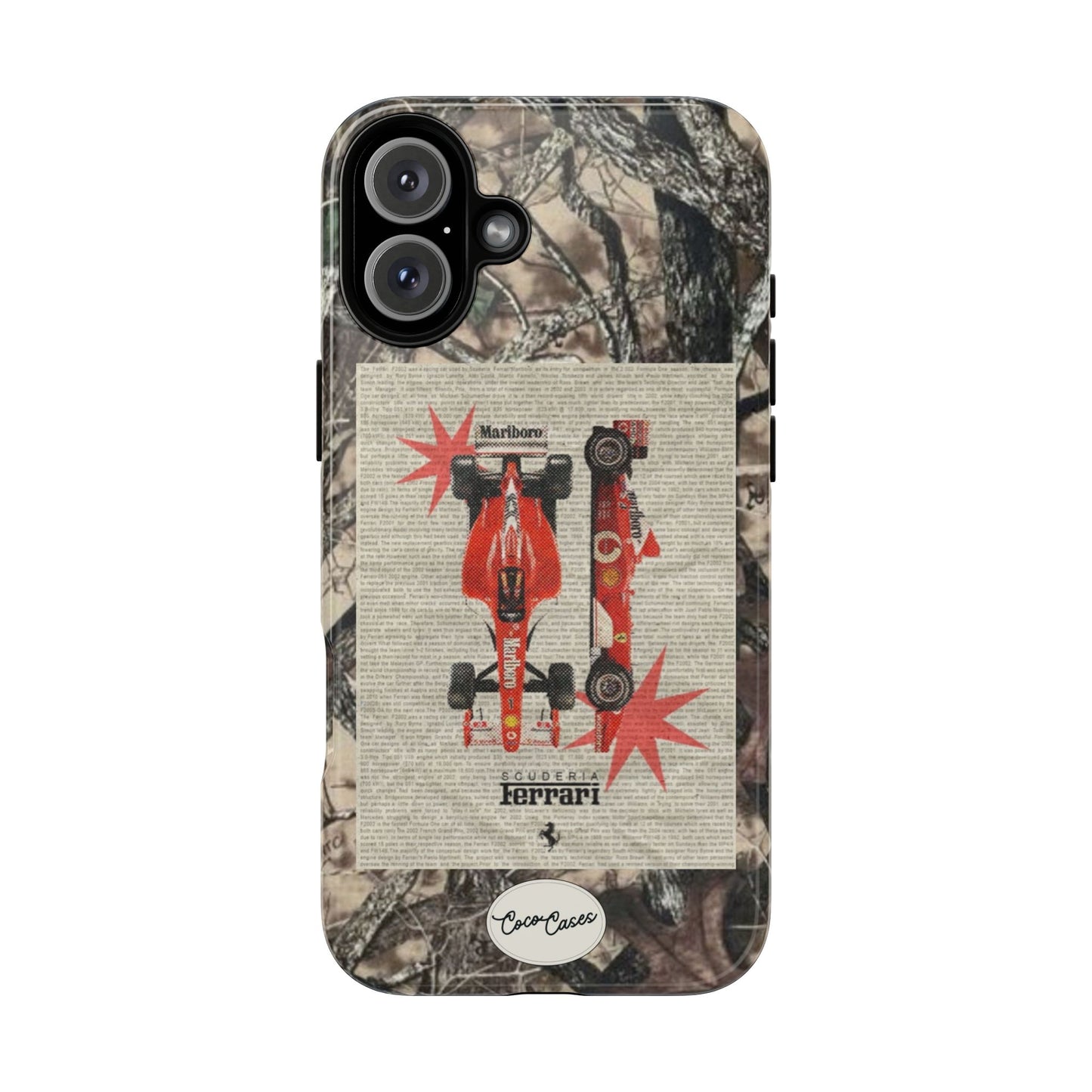 Camouflage Ferrari iPhone Case