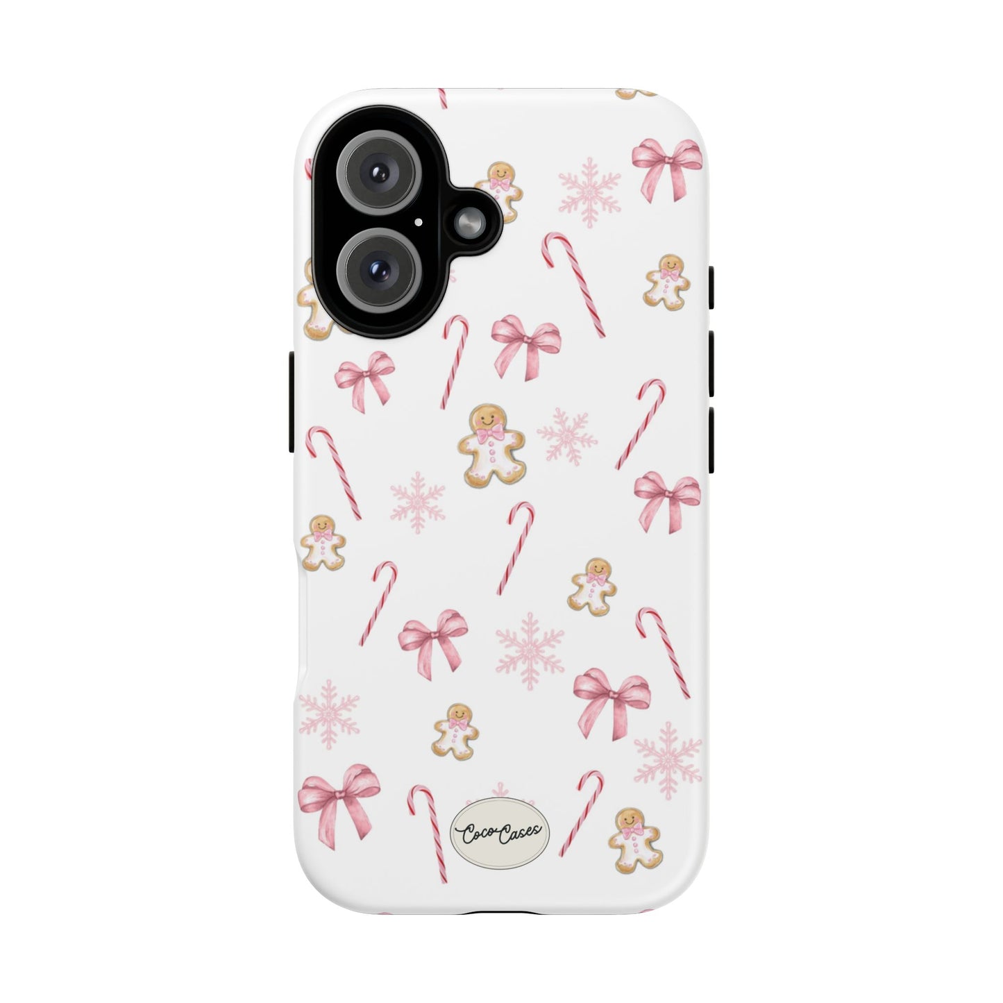 Pink Christmas iPhone Case