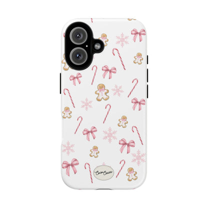 Pink Christmas iPhone Case