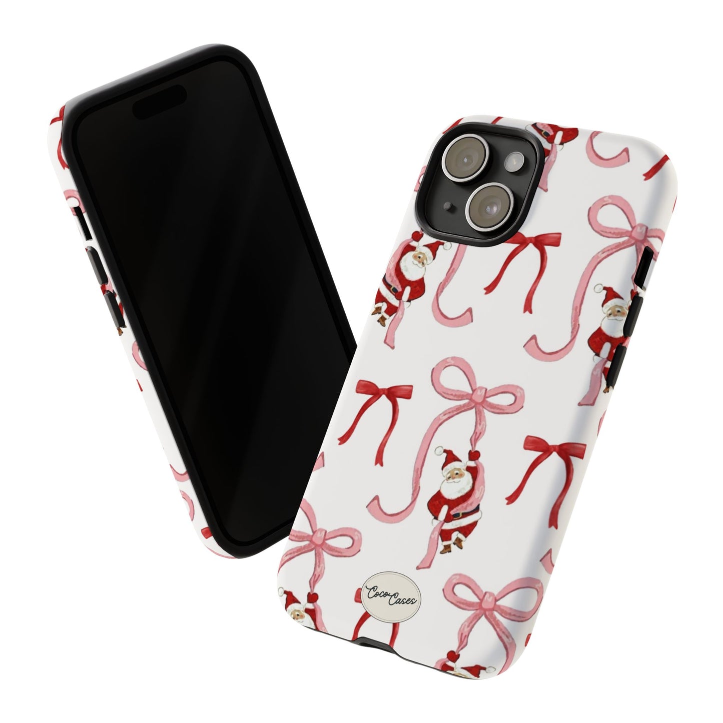 Santa’s Bow Ride iPhone Case