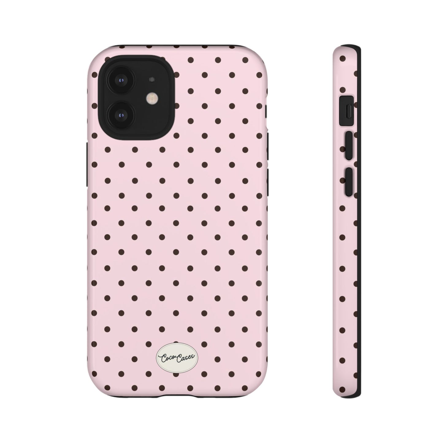 Pink Polka Dot iPhone Case