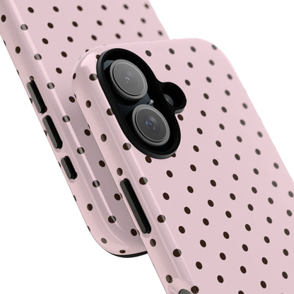 Pink Polka Dot iPhone Case