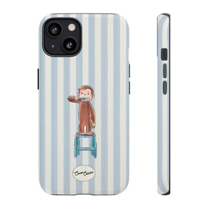 Striped Monkey iPhone Case