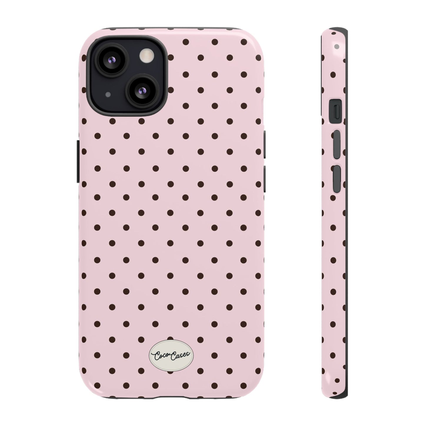 Pink Polka Dot iPhone Case