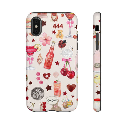 Pink Clutter iPhone Case