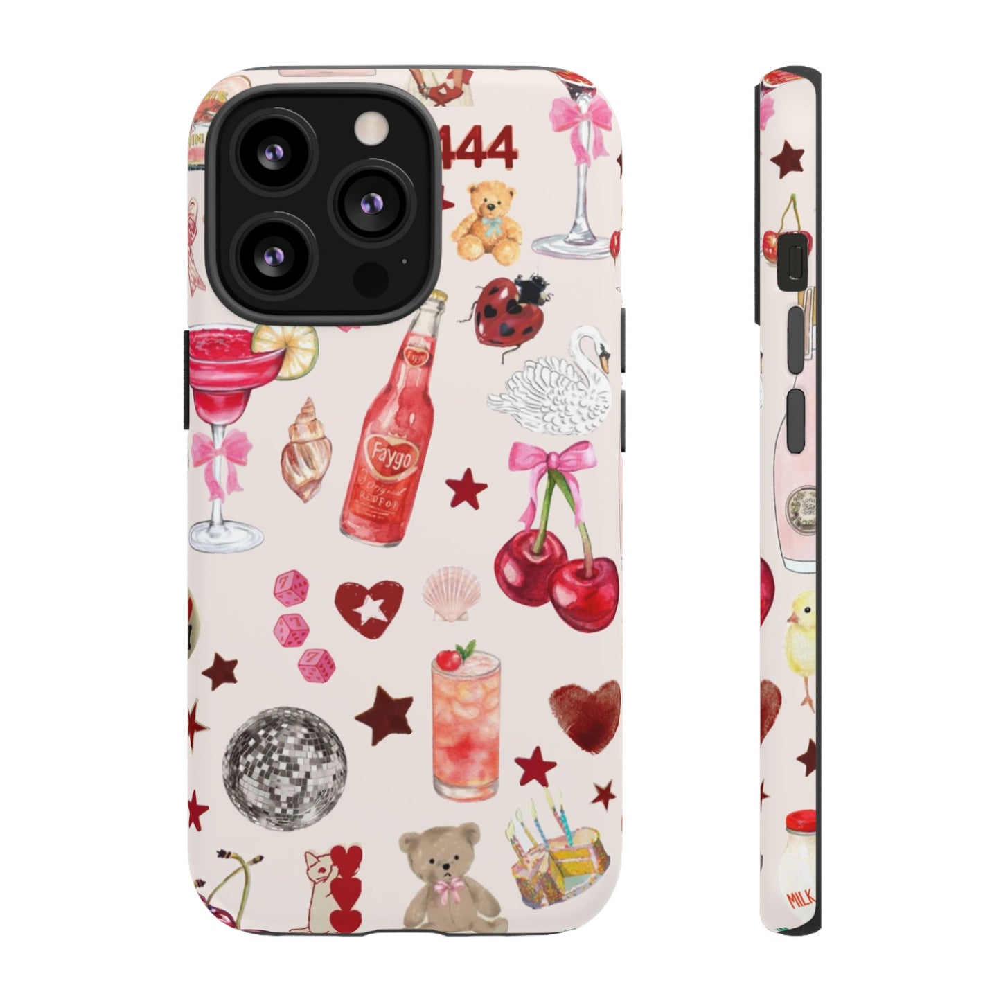 Pink Clutter iPhone Case