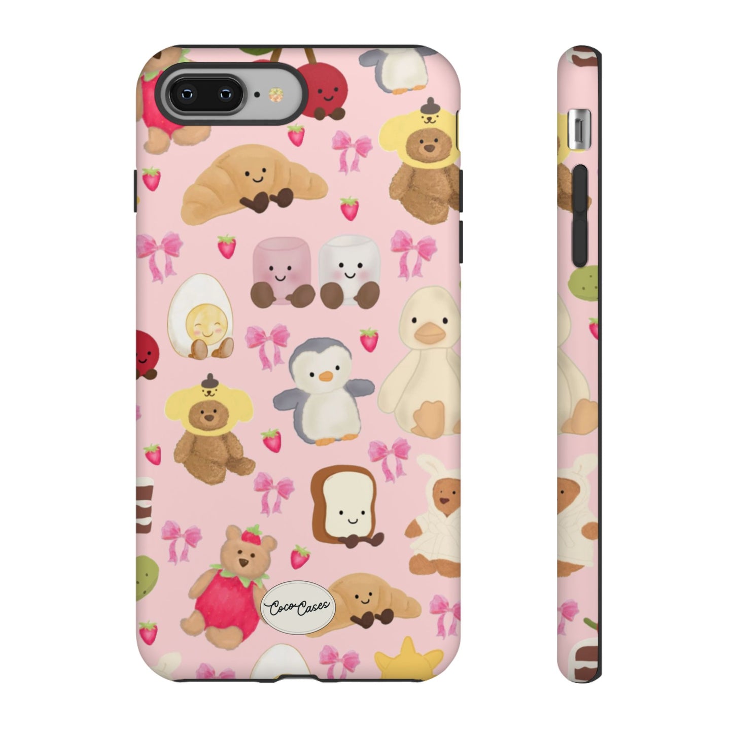 Strawberry Teddies iPhone Case