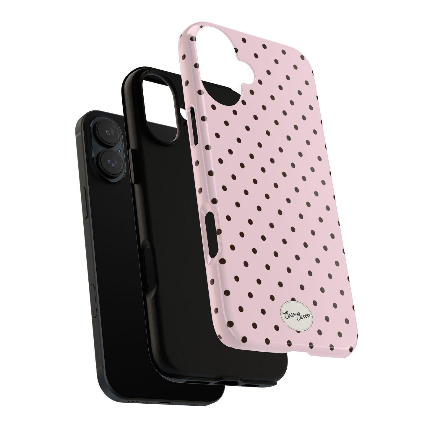 Pink Polka Dot iPhone Case