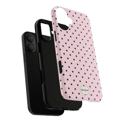 Pink Polka Dot iPhone Case
