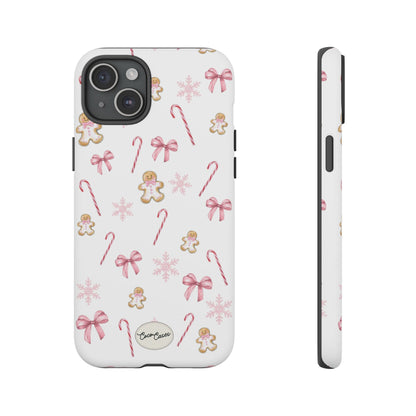 Pink Christmas iPhone Case