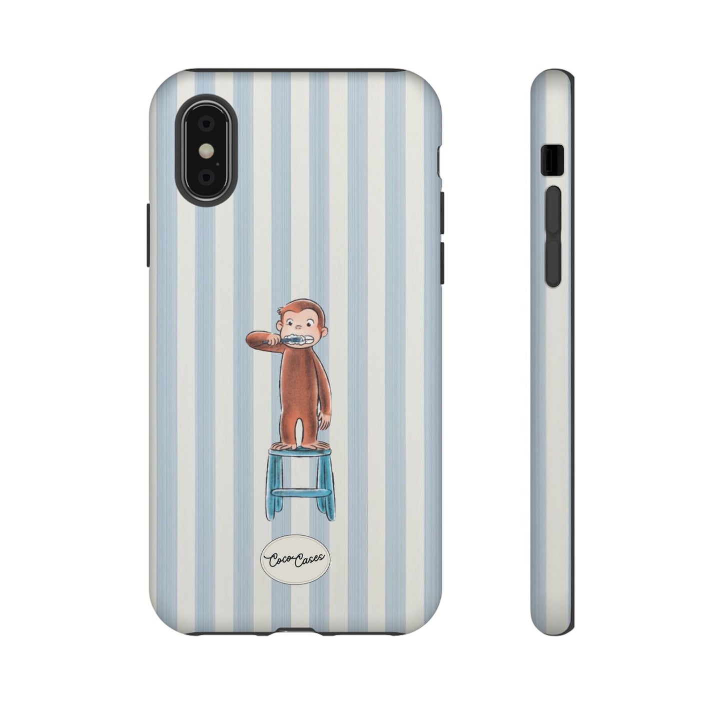 Striped Monkey iPhone Case